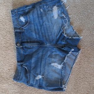 Aerie denim shorts